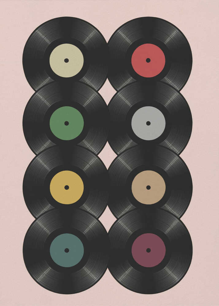 Eight Spins - Poster / Art Print