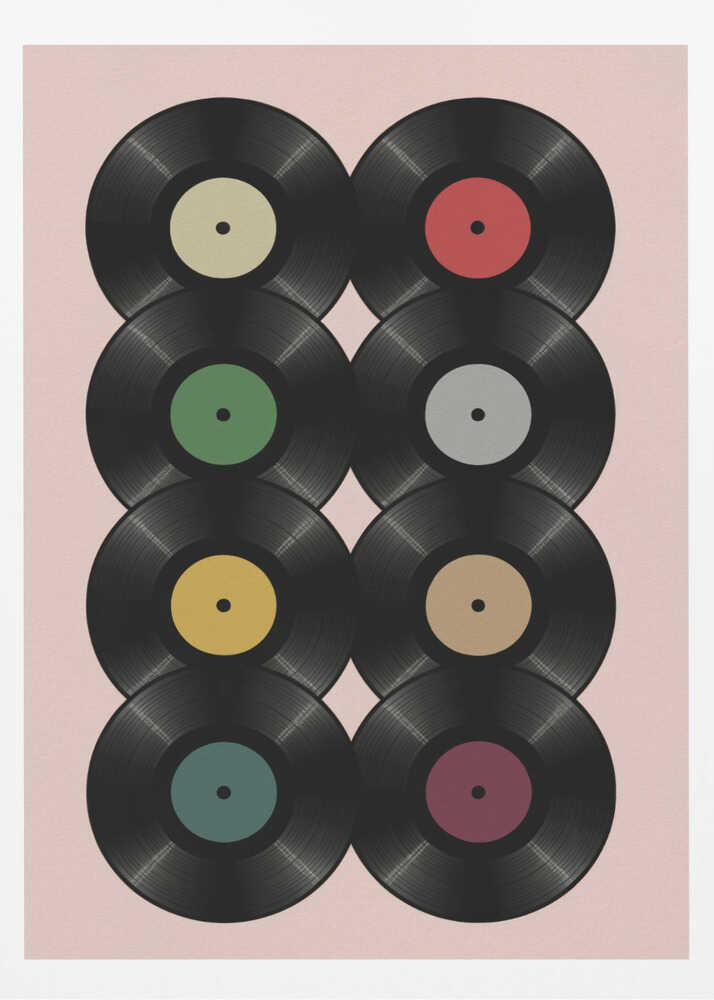 Eight Spins - Poster / Art Print