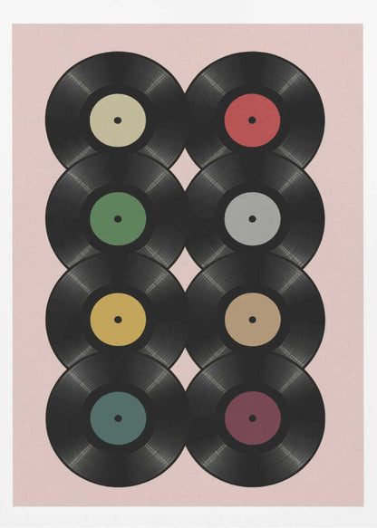 Eight Spins - Poster / Art Print