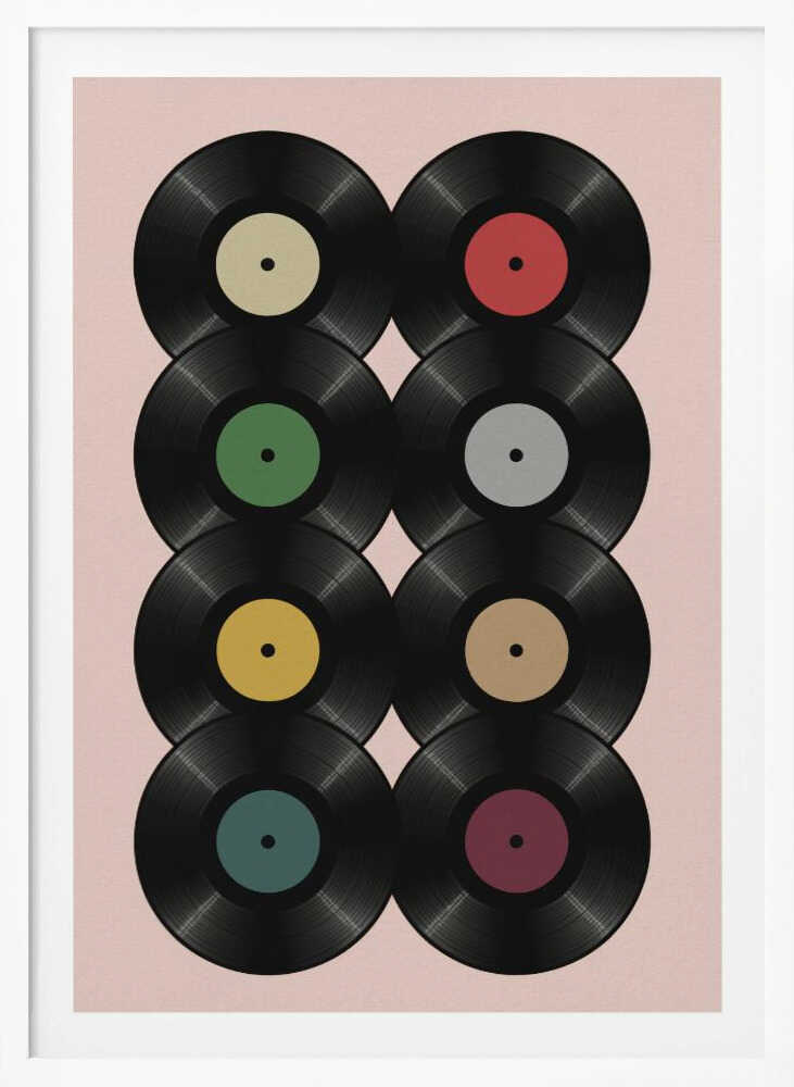 Eight Spins - Poster / Art Print