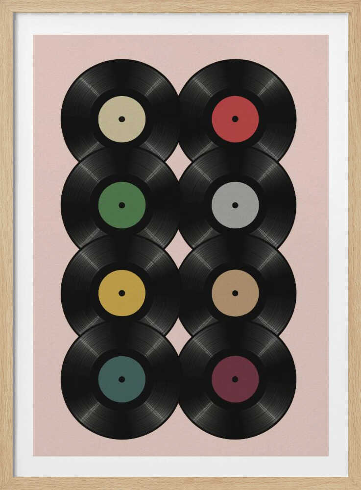 Eight Spins - Poster / Art Print