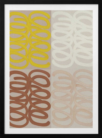Quadrants of Loops - Poster / Art Print