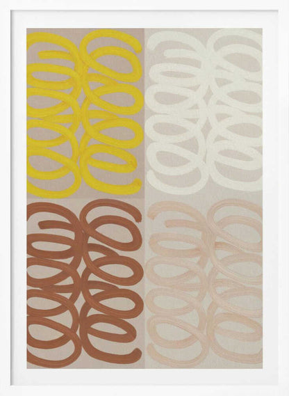 Quadrants of Loops - Poster / Art Print