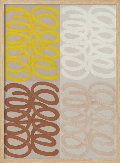 Quadrants of Loops - Poster / Art Print