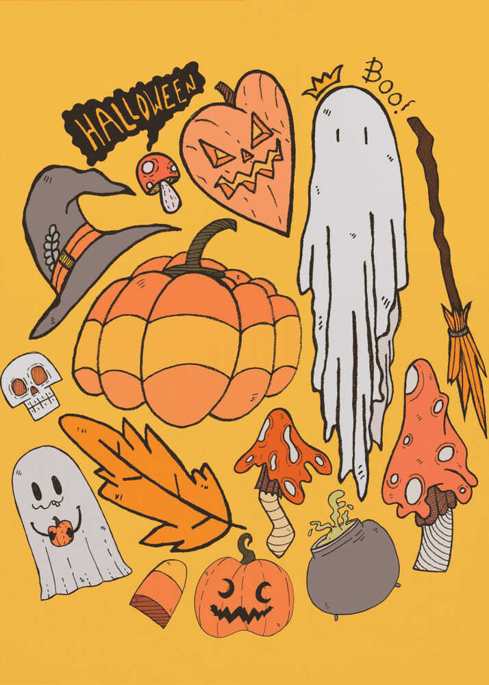 Halloween vibes 2 - Poster / Art Print