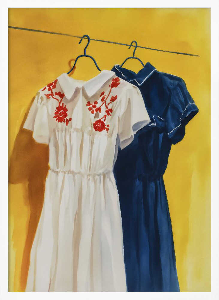 Two Dresses - Poster / Art Print