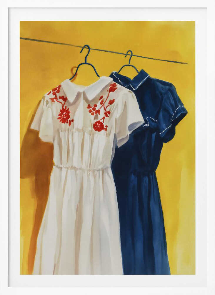 Two Dresses - Poster / Art Print