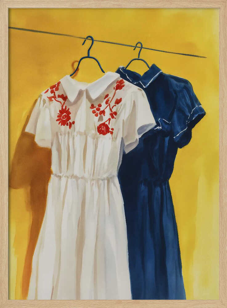 Two Dresses - Poster / Art Print