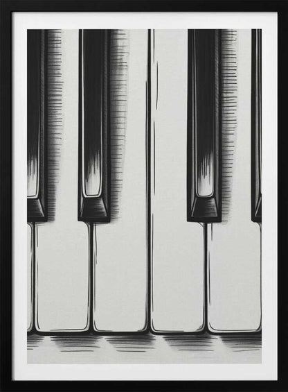 Piano Keys - Poster / Art Print