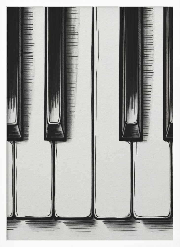 Piano Keys - Poster / Art Print