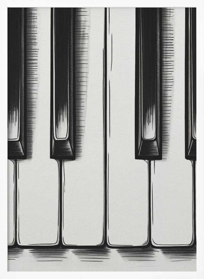 Piano Keys - Poster / Art Print