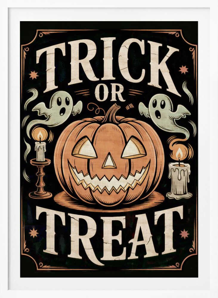 Halloween Trick or Treat - Poster / Art Print