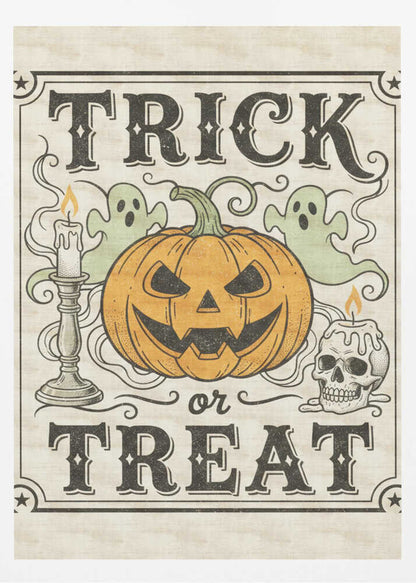 Trick or Treat - Poster / Art Print