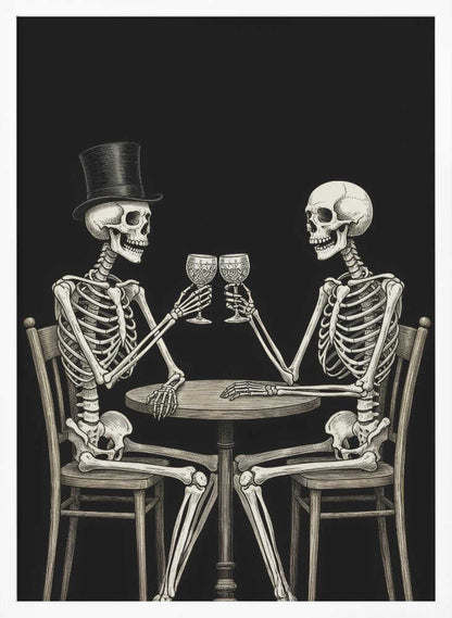 Celebrating Skeletons - Poster / Art Print