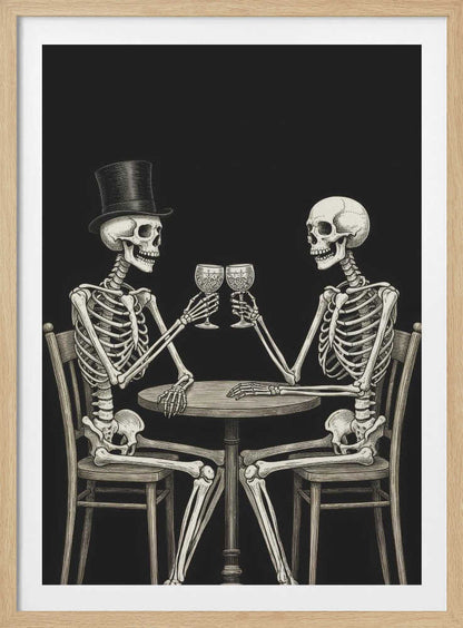 Celebrating Skeletons - Poster / Art Print