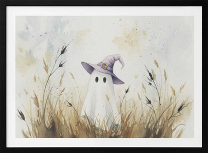 Cute Halloween Ghost - Poster / Art Print