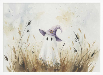 Cute Halloween Ghost - Poster / Art Print