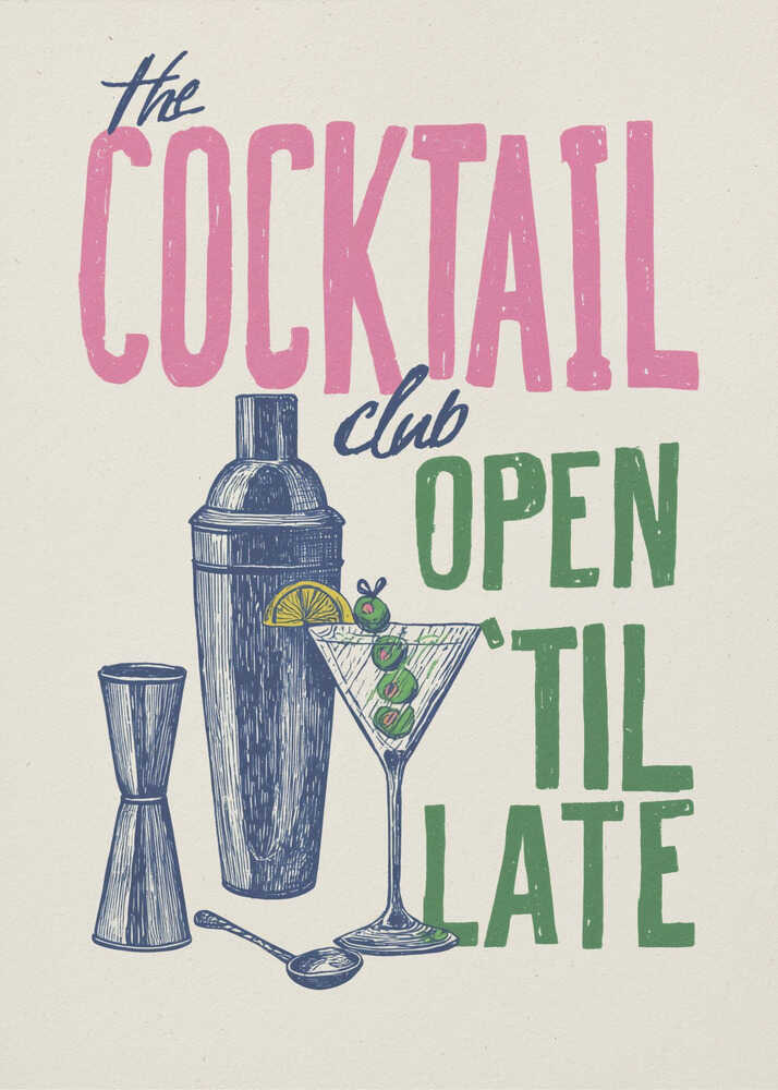 The Cocktail Club - Poster / Art Print