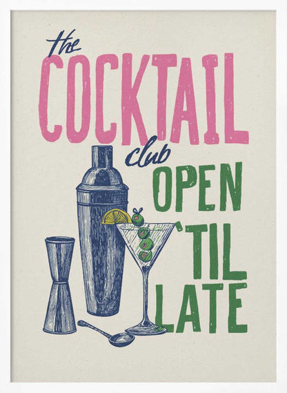 The Cocktail Club - Poster / Art Print