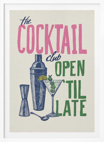 The Cocktail Club - Poster / Art Print