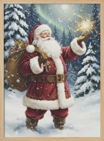 Santa Claus Magic - Poster / Art Print