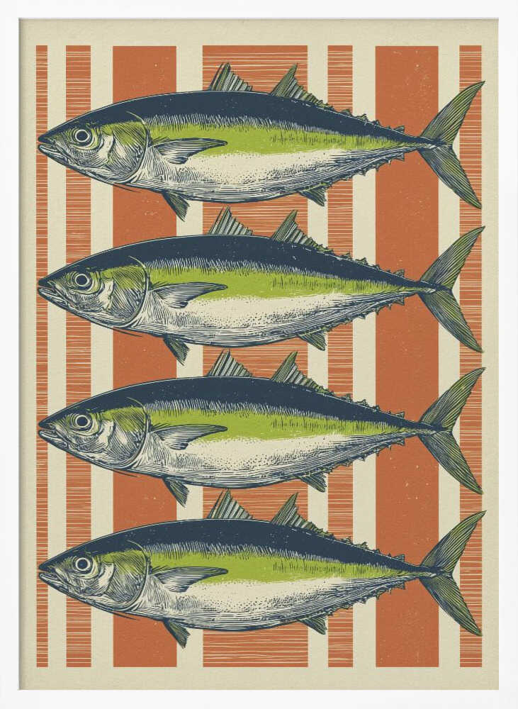 Four Fishes - Poster / Art Print