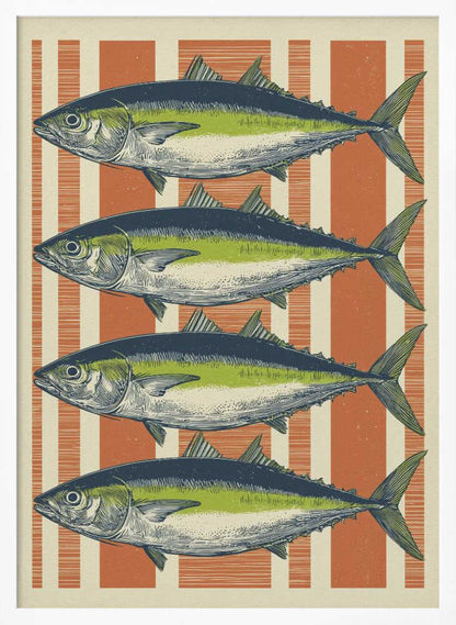 Four Fishes - Poster / Art Print