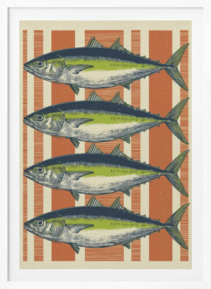 Four Fishes - Poster / Art Print