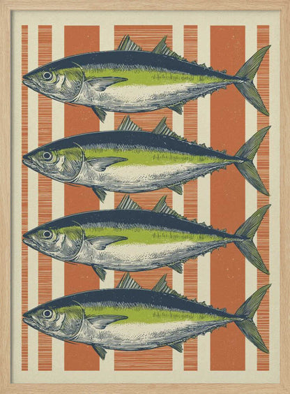 Four Fishes - Poster / Art Print