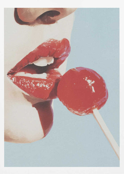 Red Lollipop - Poster / Art Print
