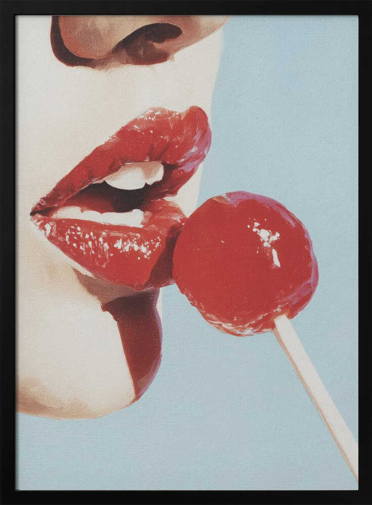 Red Lollipop - Poster / Art Print