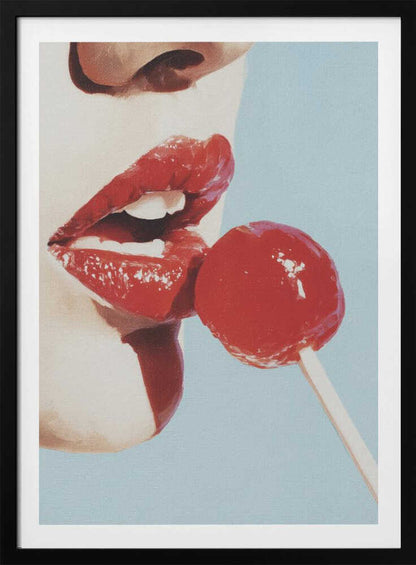Red Lollipop - Poster / Art Print