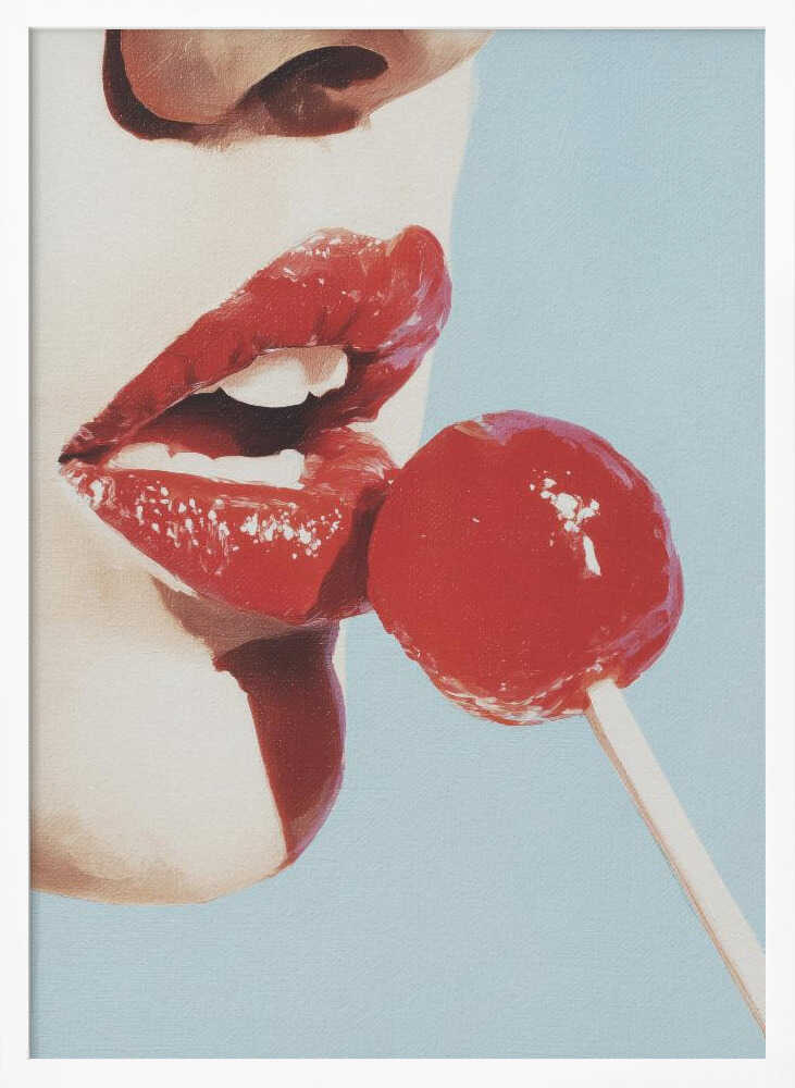 Red Lollipop - Poster / Art Print