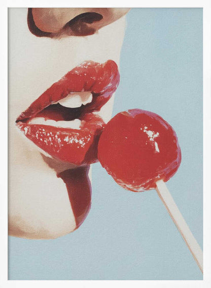 Red Lollipop - Poster / Art Print
