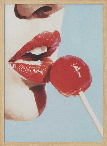 Red Lollipop - Poster / Art Print