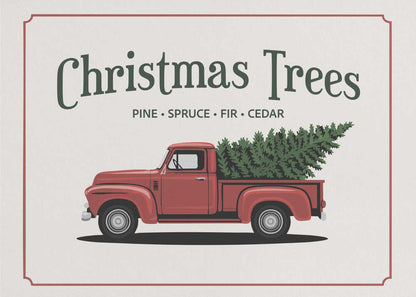Christmas Trees - Poster / Art Print