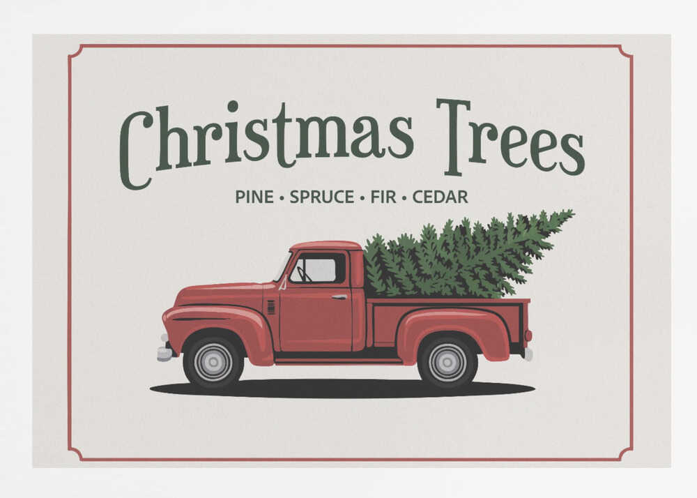 Christmas Trees - Poster / Art Print