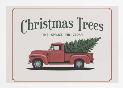 Christmas Trees - Poster / Art Print
