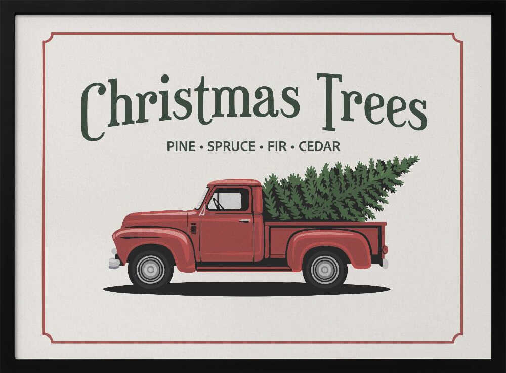 Christmas Trees - Poster / Art Print