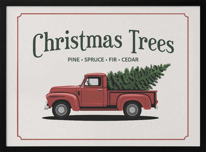 Christmas Trees - Poster / Art Print