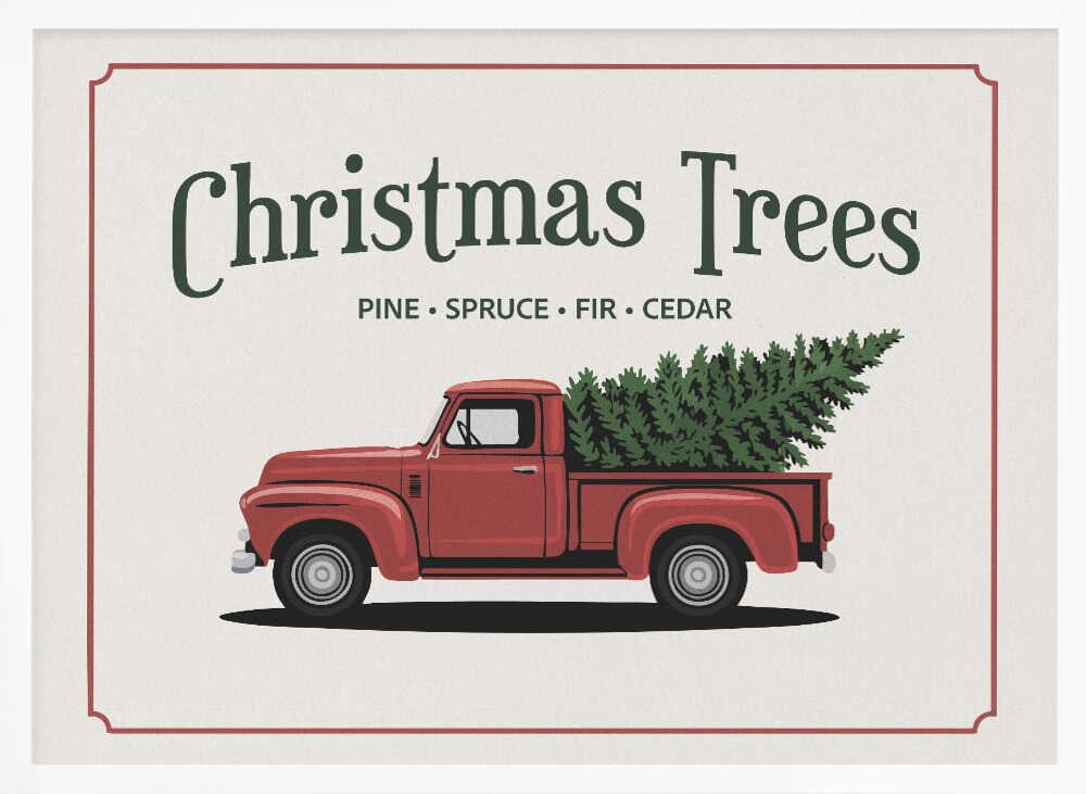 Christmas Trees - Poster / Art Print