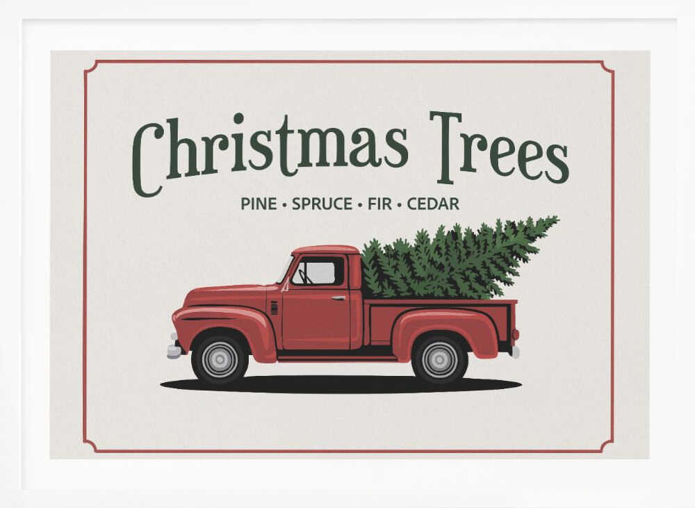 Christmas Trees - Poster / Art Print