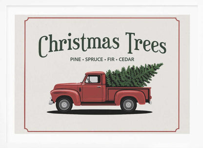 Christmas Trees - Poster / Art Print