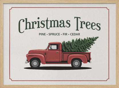 Christmas Trees - Poster / Art Print