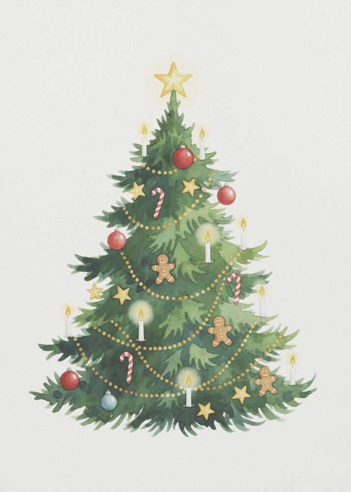 My Little Christmas Tree - Poster / Art Print