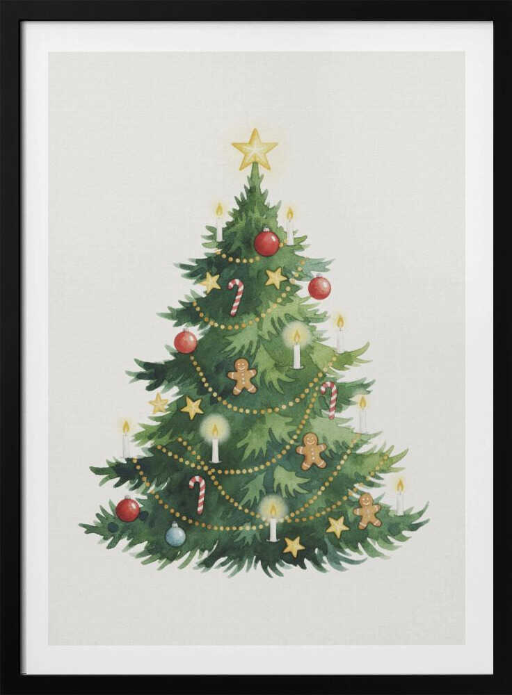 My Little Christmas Tree - Poster / Art Print