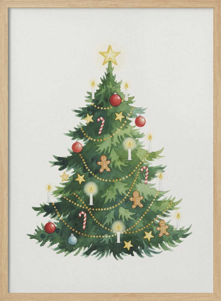 My Little Christmas Tree - Poster / Art Print