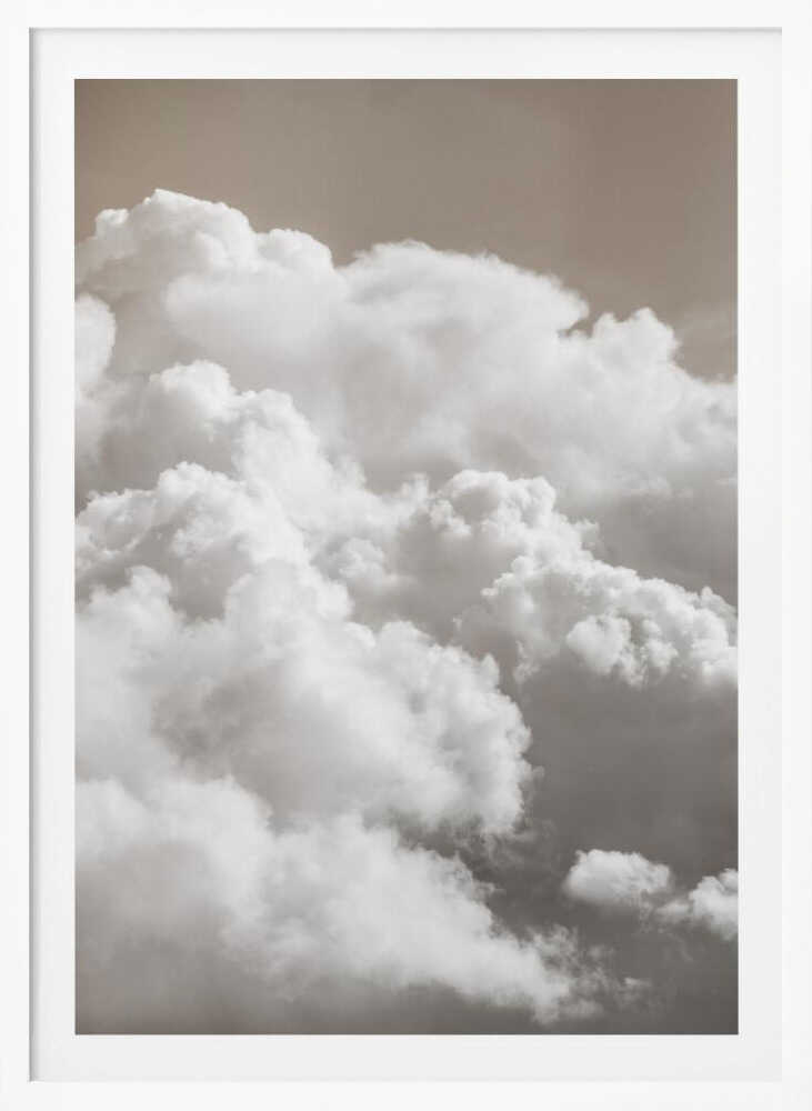 Sandy Clouds - Poster / Art Print