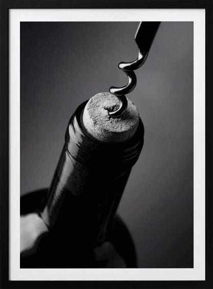 Wine Bottle Opening - Poster / Art Print