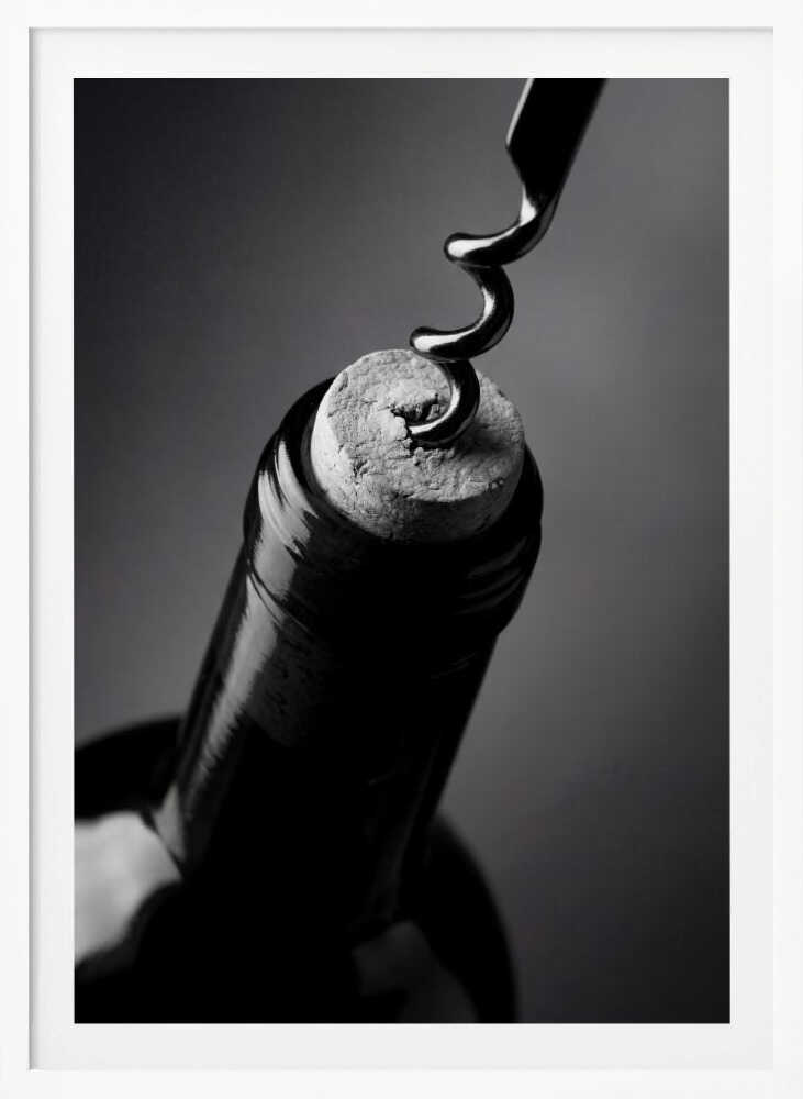 Wine Bottle Opening - Poster / Art Print